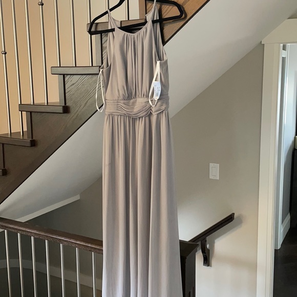 Grey bridesmaids/maxi dress from David’s bridal - Picture 1 of 4